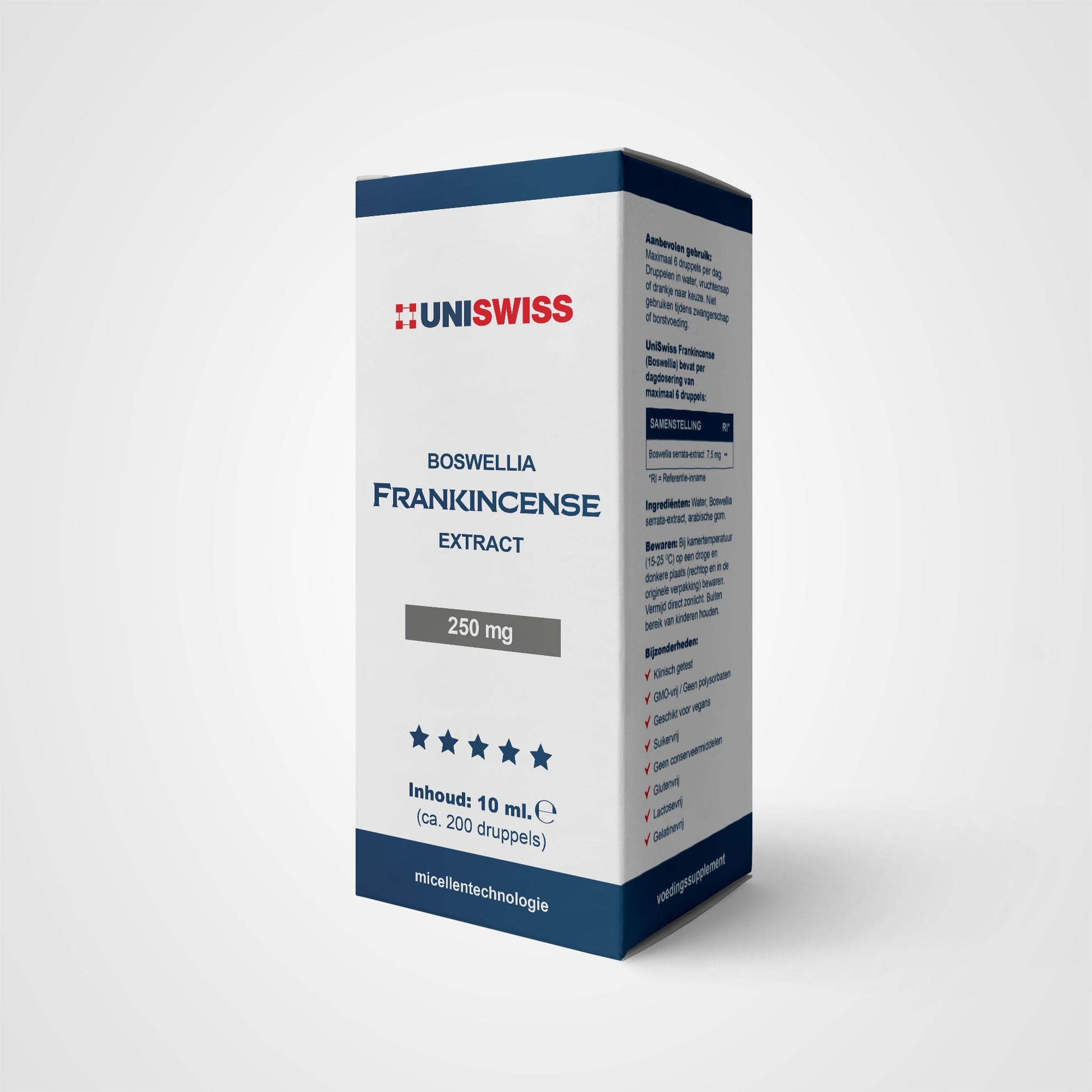 Frankincense (Boswellia) supplement •• 100% wateroplosbaar – Uni Swiss • Wateroplosbare, efficiënte