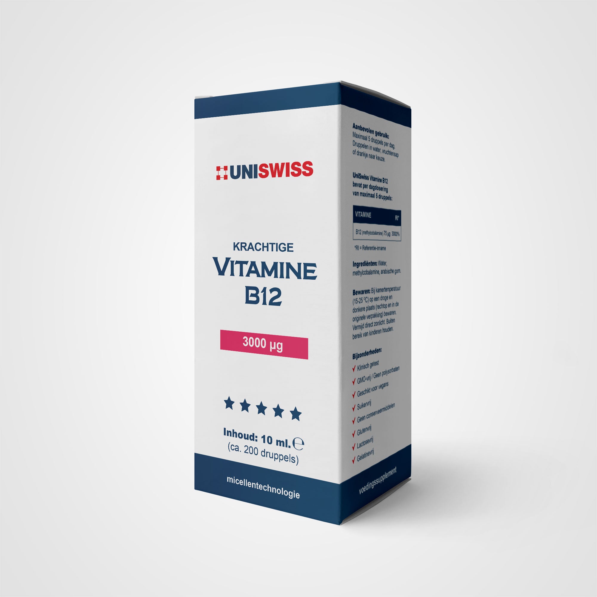 Uni Swiss vitamine B12 supplement wateroplosbaar